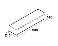組積用コンクリートブロック「オオヤ ナイン」洋門笠